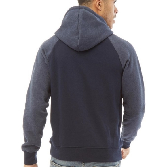 ‼️3 for $20‼️  Jack & Jones Blue and Gray Graphic Hoodie - Picture 2 of 8